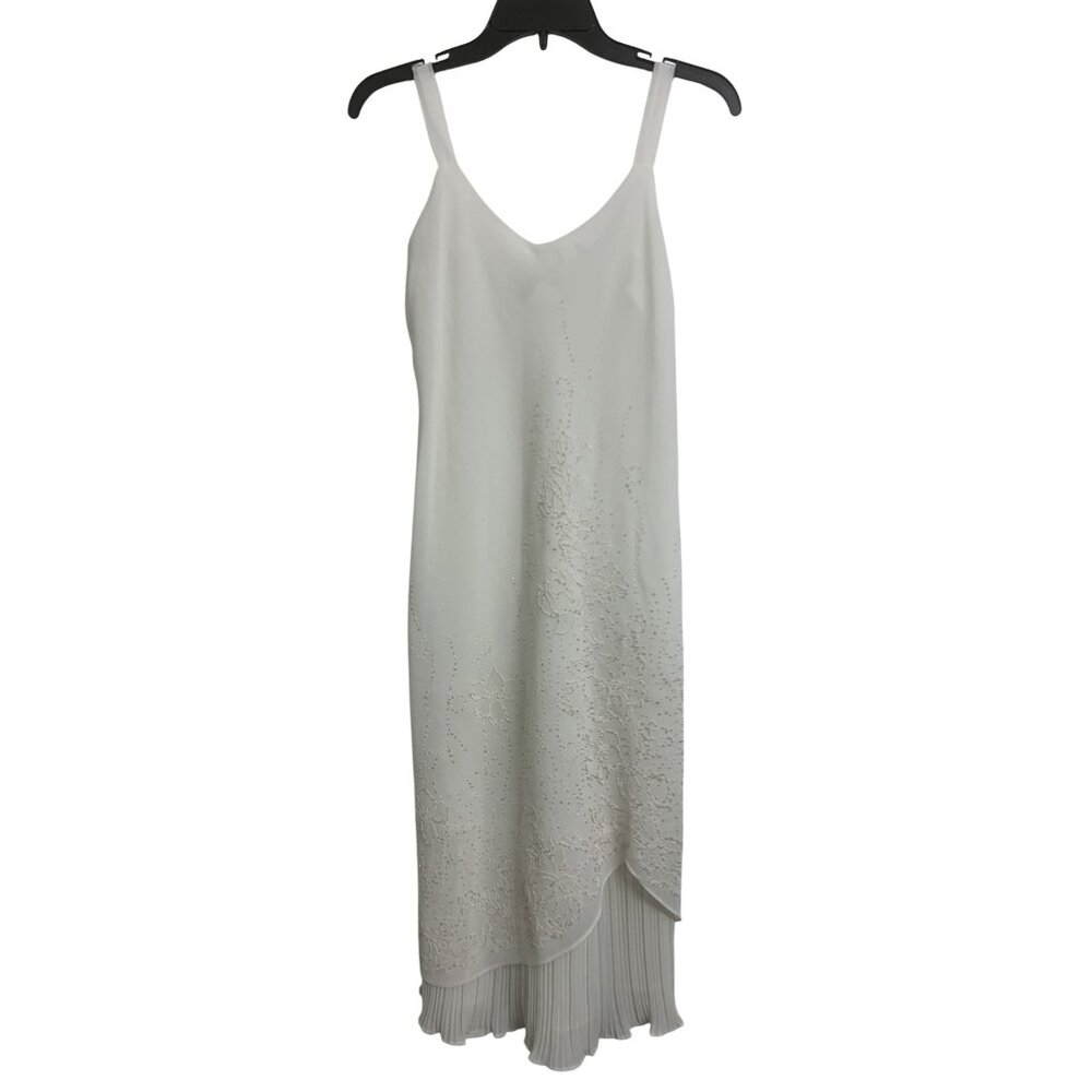 Fabi‎ Ella Sleeveless Floral Sequin Dress Size XL